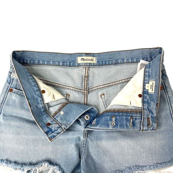 Madewell Relaxed Denim cut‎ off Shorts in Cedarcroft Wash Size 28 - Picture 5 of 11